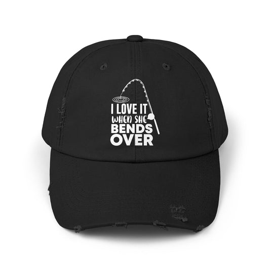 Humorous Fishing Enthusiast Hat With Bold Text Design