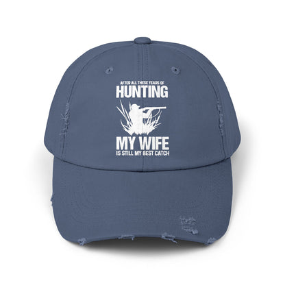 Hunting Hat My Wife Still My Best Catch Statement