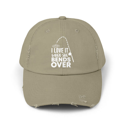 Humorous Fishing Enthusiast Hat With Bold Text Design