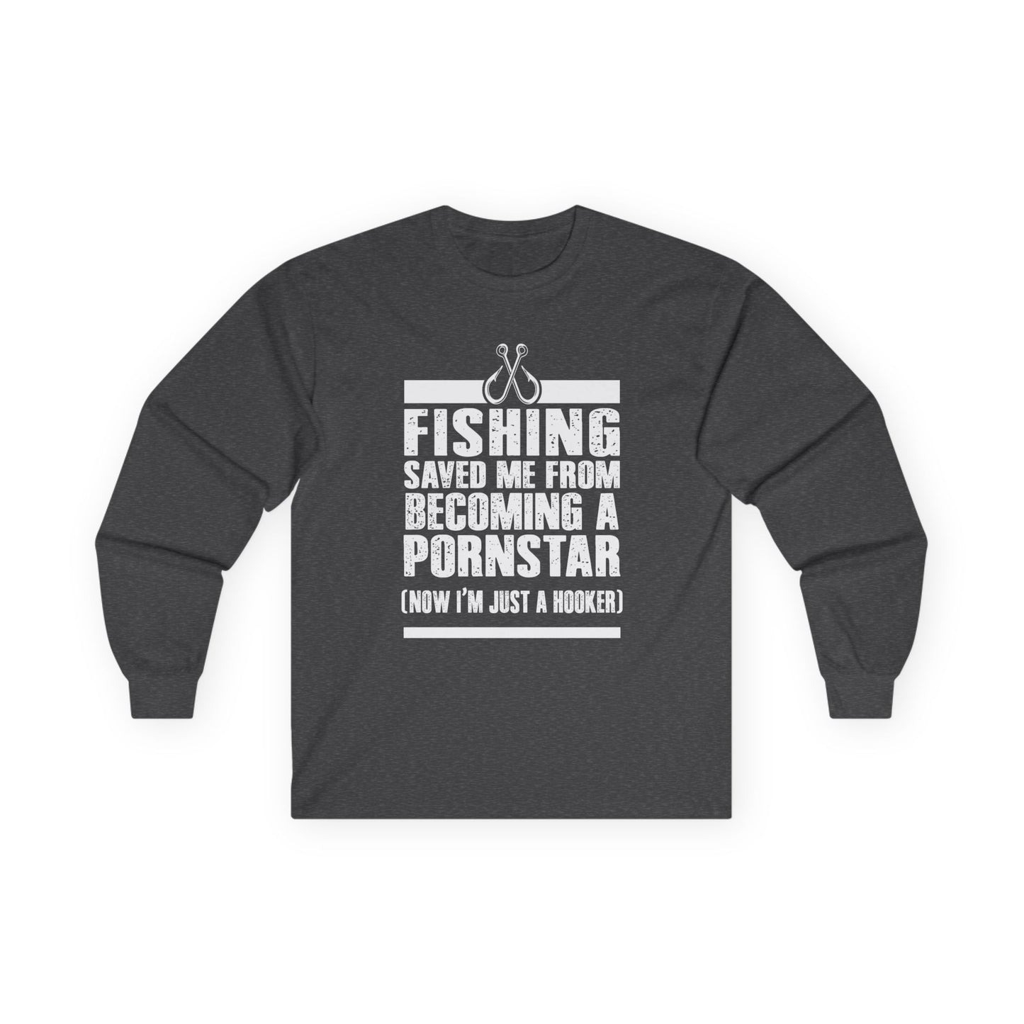 fishing humor long sleeve shirt for avid anglers