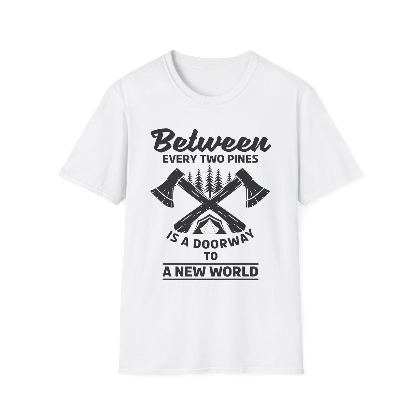 rustic adventure t-shirt with nature inspired design