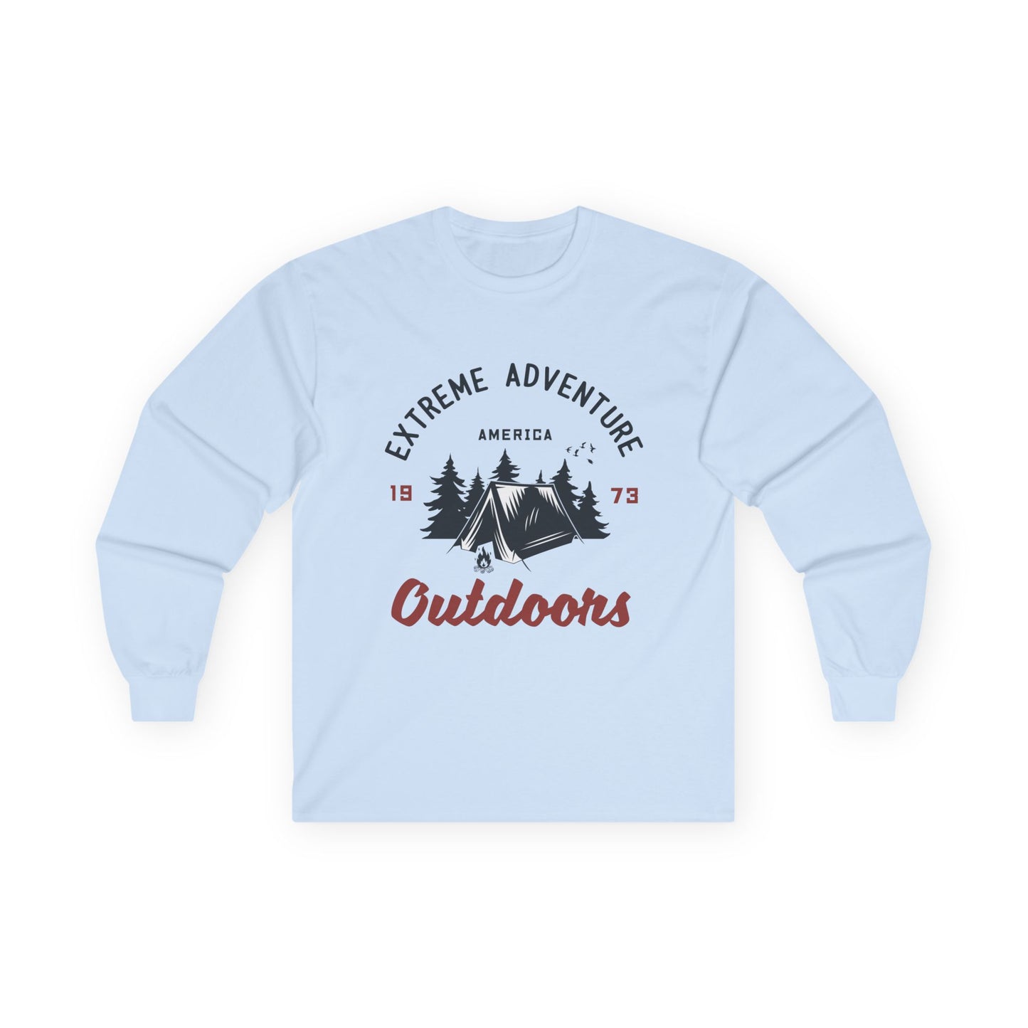 extreme adventure america campfire long sleeve shirt