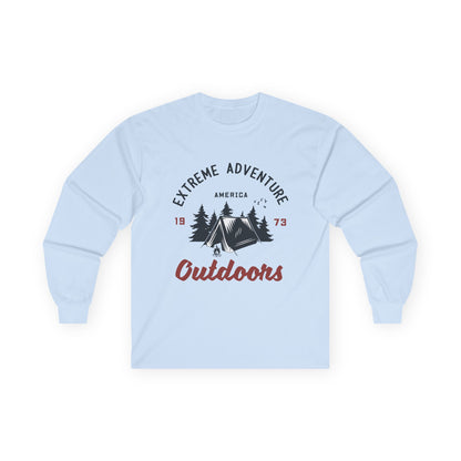 Extreme Adventure America Campfire Long Sleeve Shirt