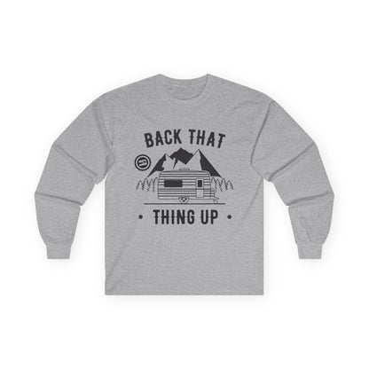 Adventure Awaits Retro Camper Long Sleeve Shirt