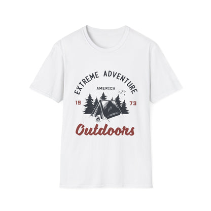 Extreme Adventure T-Shirt Nostalgic Camping Design