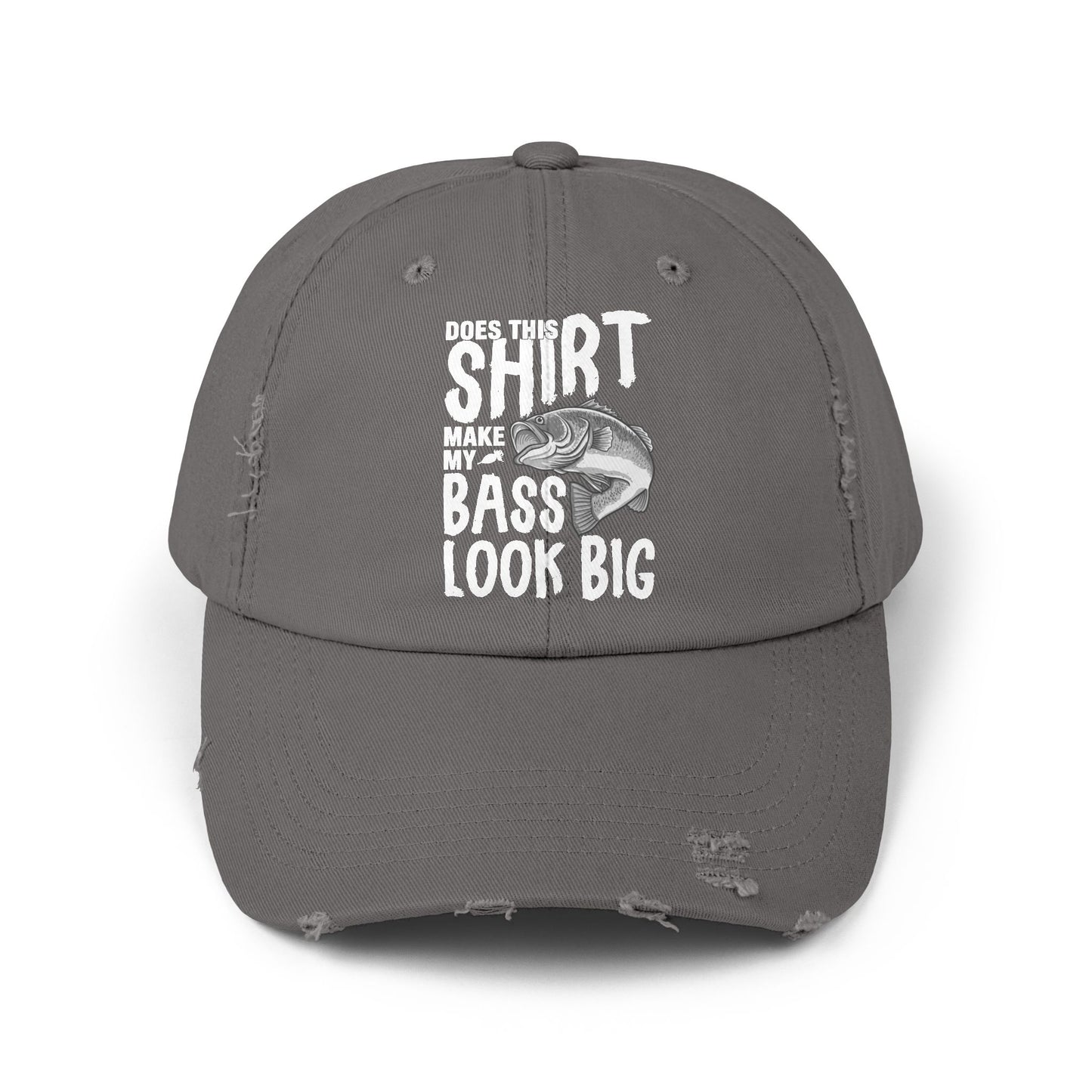 fishing humor hat for bass lovers with playful design