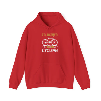 Cycling Passion Hoodie Distressed Gold And Vintage Design