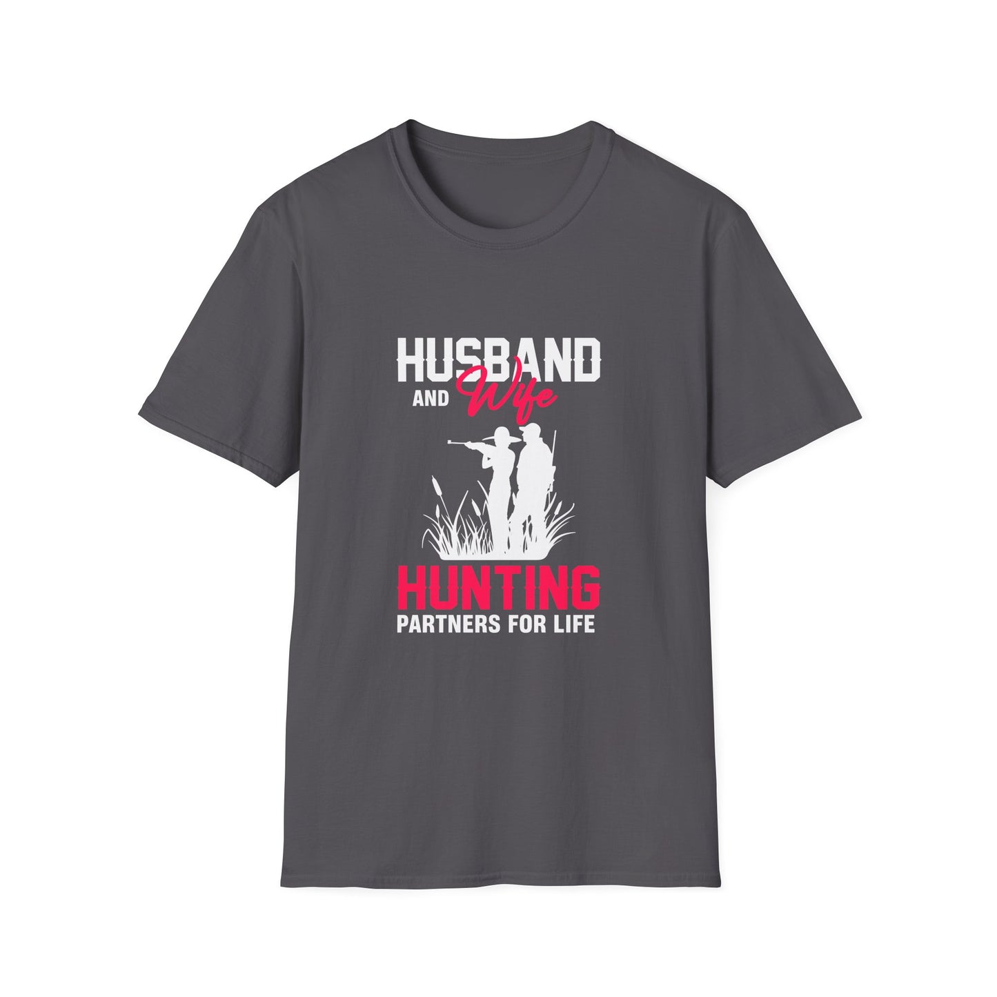 husband and wife hunting partners for life t-shirt