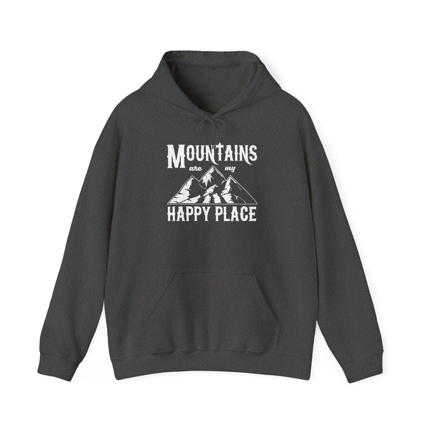 mountains are my happy place adventure hoodie