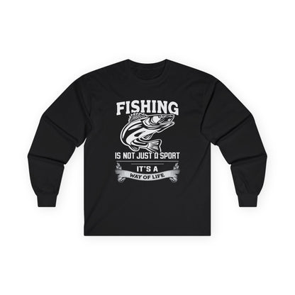 Fishing Passion Long Sleeve Shirt Way Of Life Design