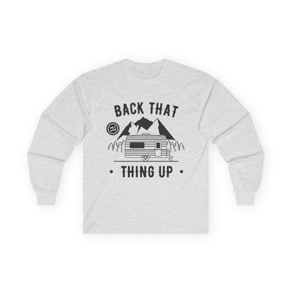 Adventure Awaits Retro Camper Long Sleeve Shirt