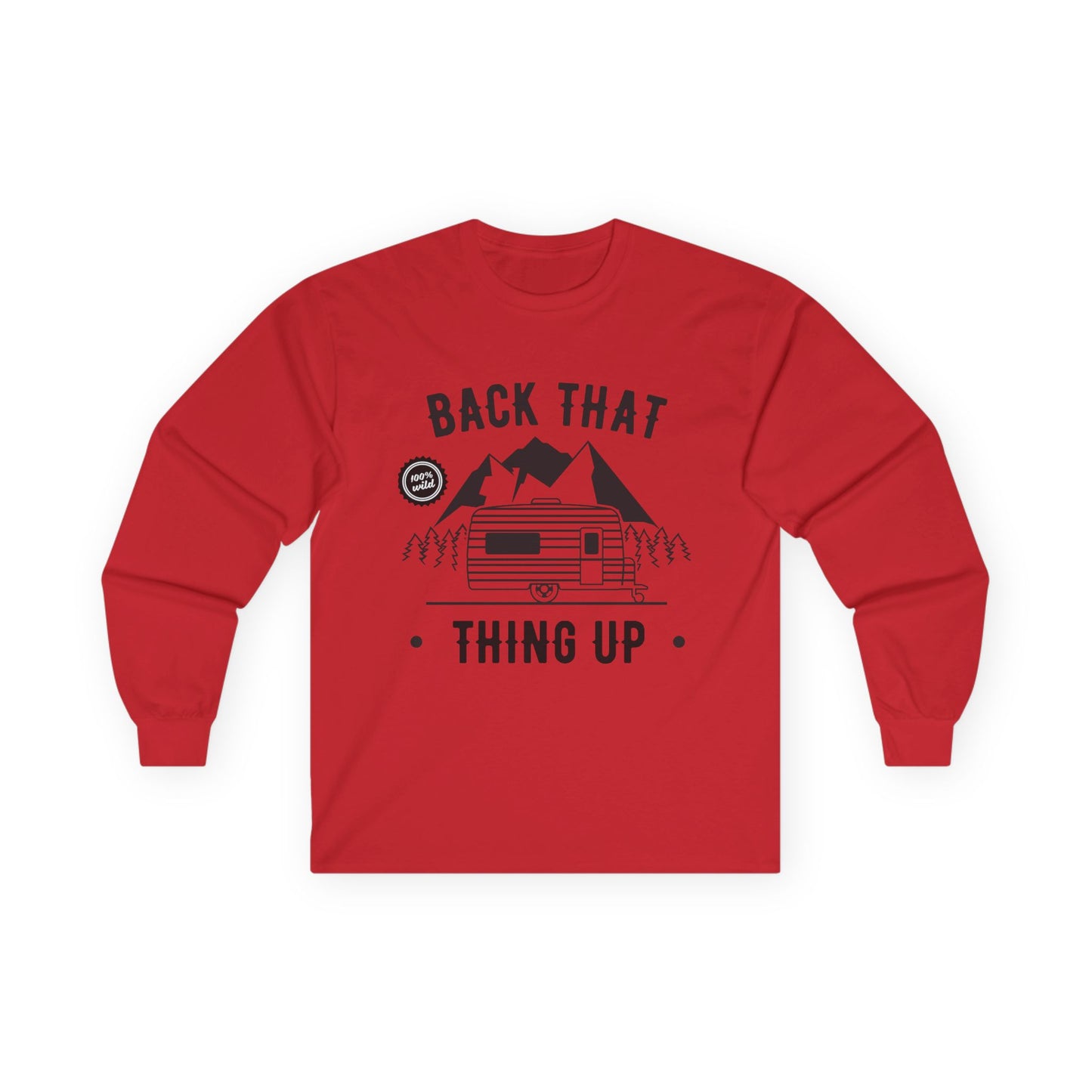 adventure awaits retro camper long sleeve shirt