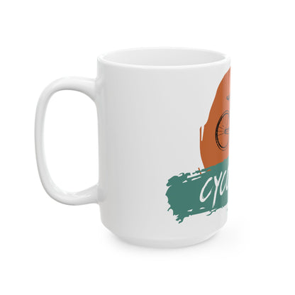 Cycologist Mug Vibrant Style For Biking Enthusiasts