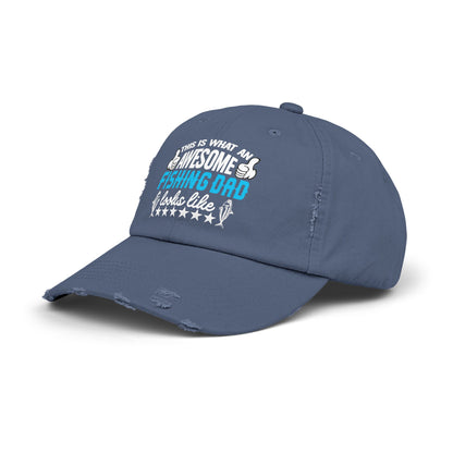 Awesome Fishing Dad Hat With Dynamic Design