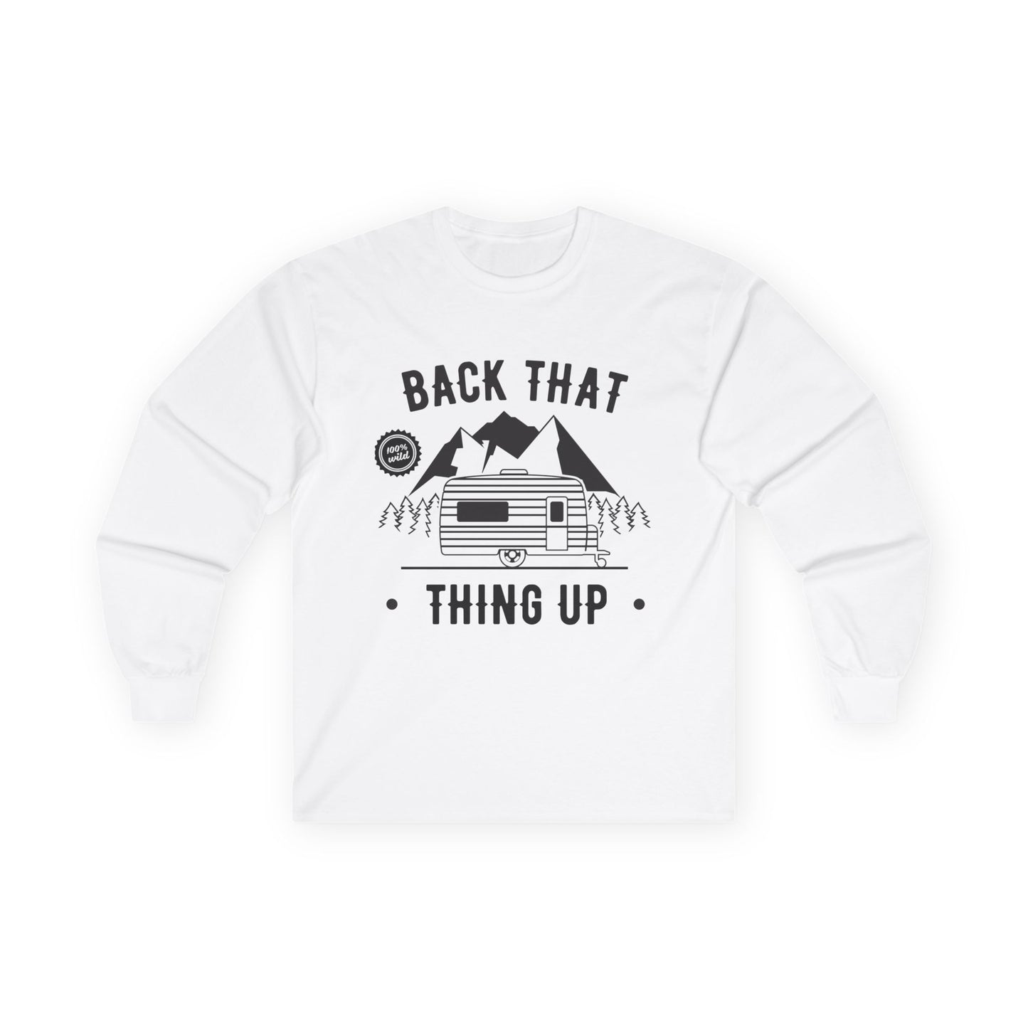 adventure awaits retro camper long sleeve shirt