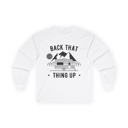 Adventure Awaits Retro Camper Long Sleeve Shirt