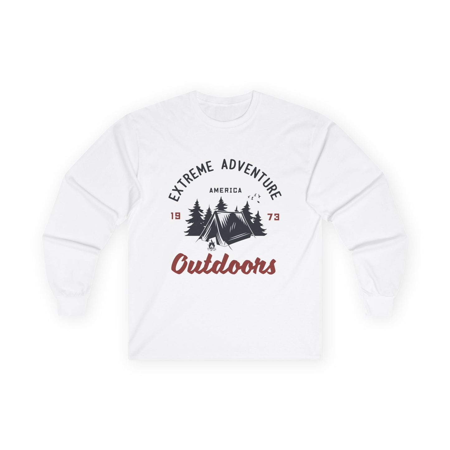 extreme adventure america campfire long sleeve shirt