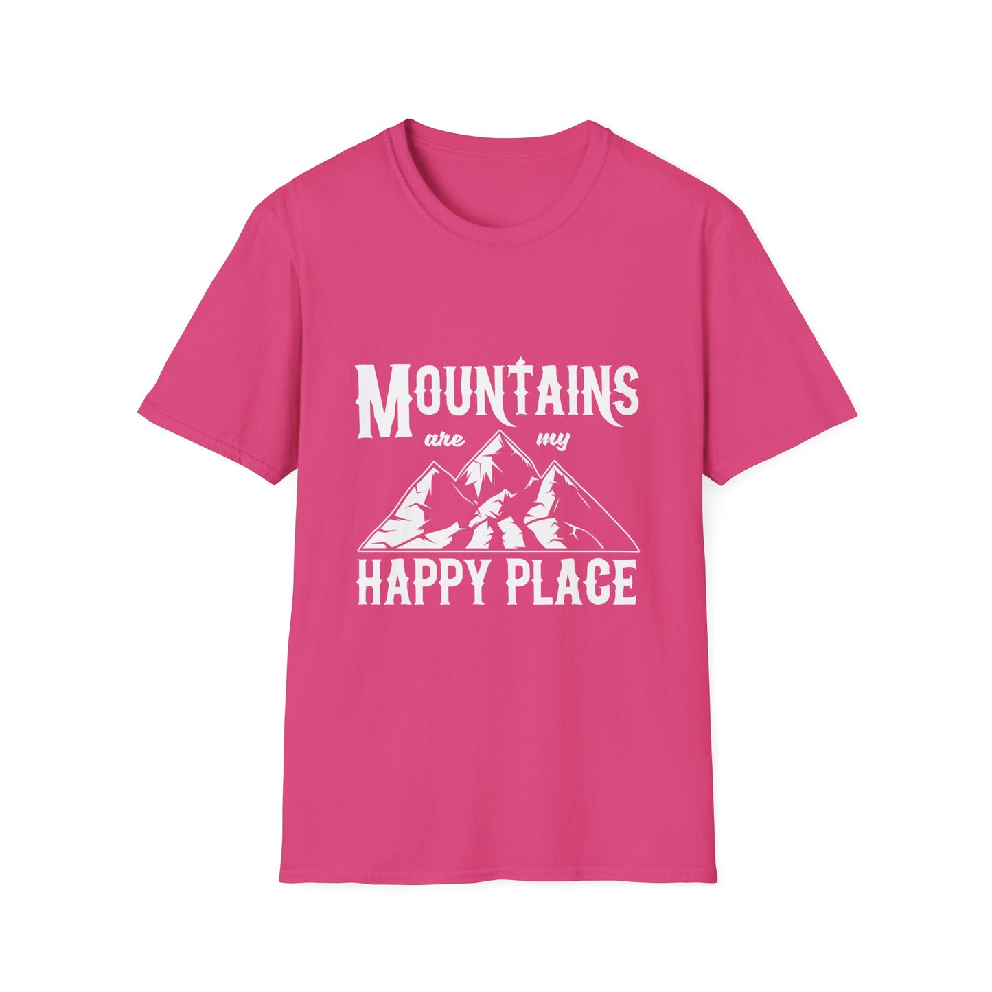 mountains my happy place shirt outdoor adventure wear