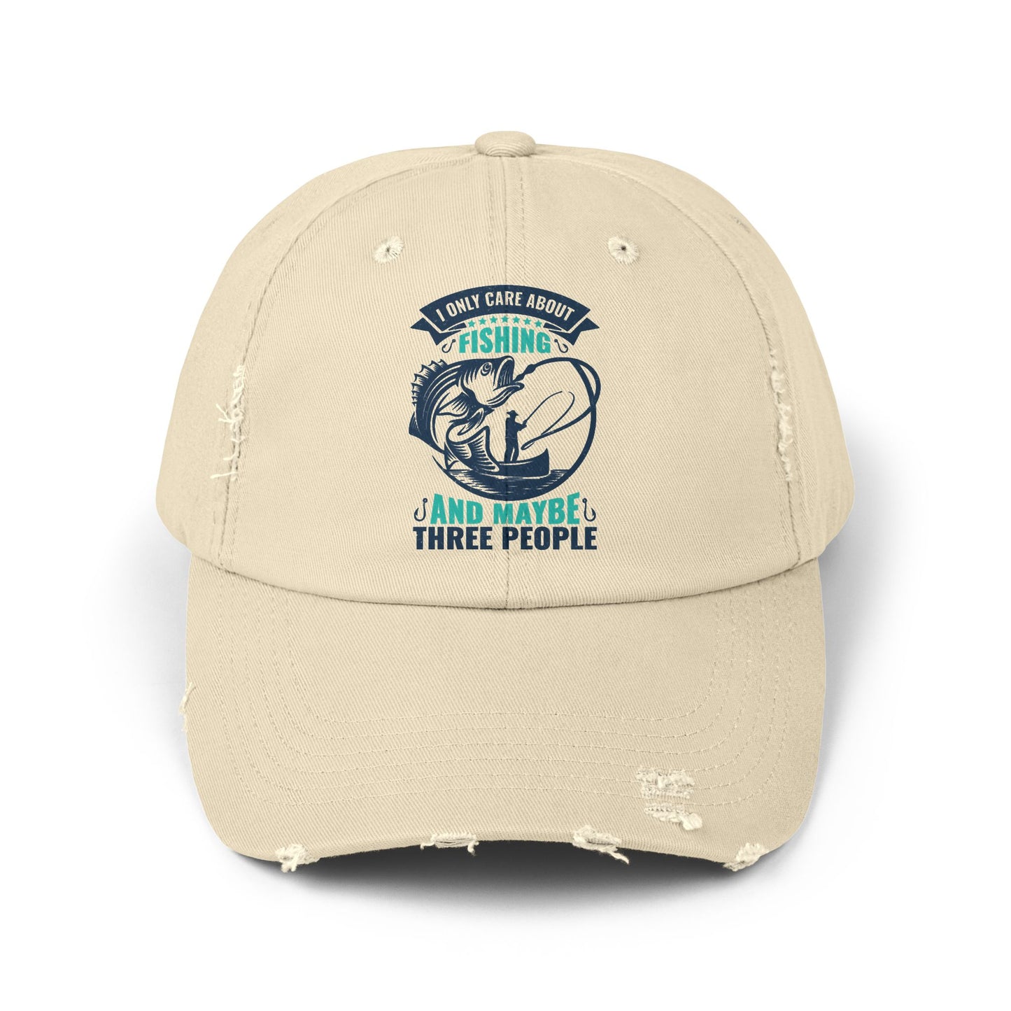 catchy fishing hat express passion with humor