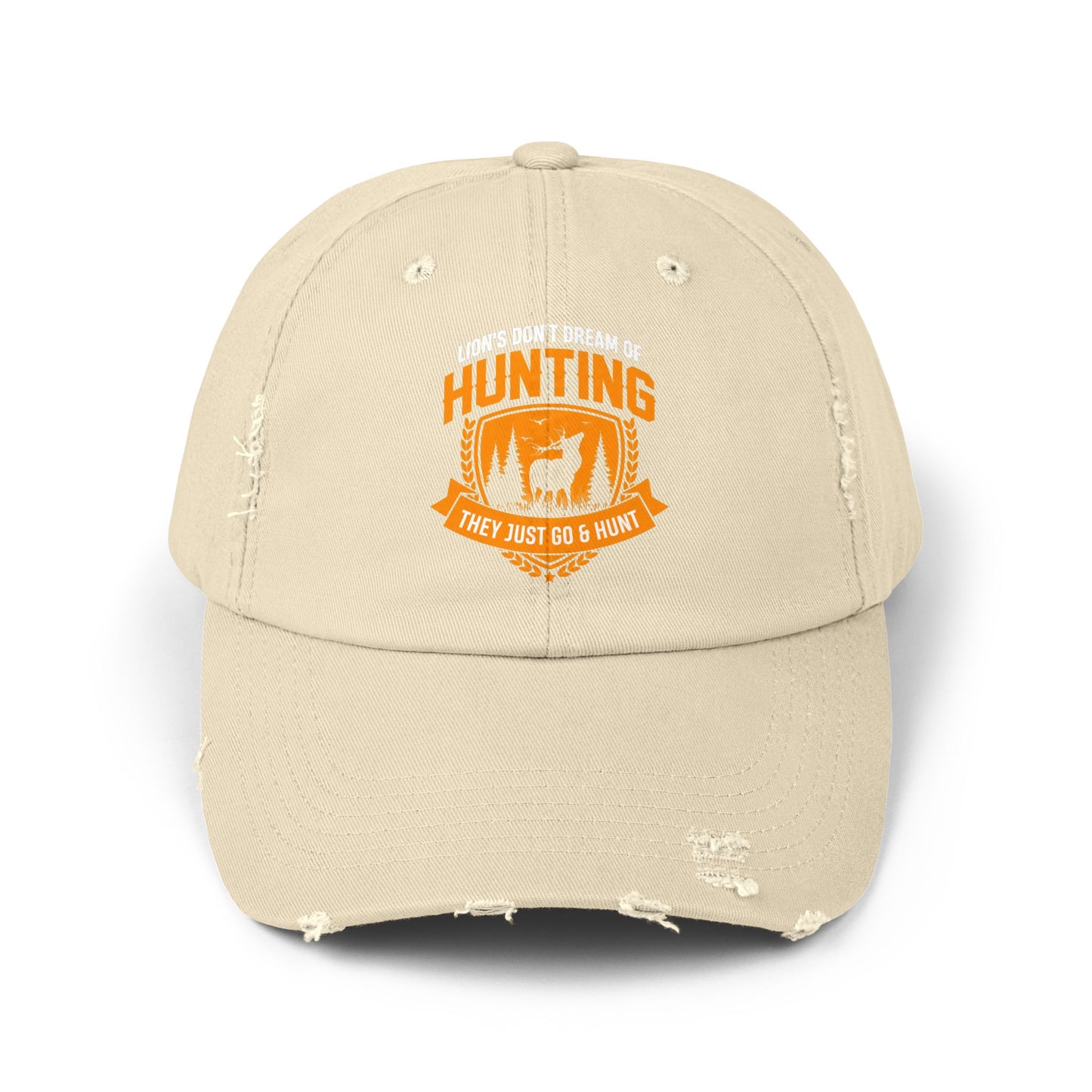 bold hunting hat featuring majestic deer design