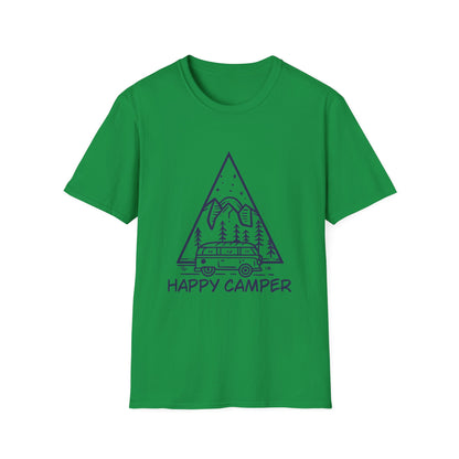 Embrace Adventure With The Happy Camper Mountain Tee