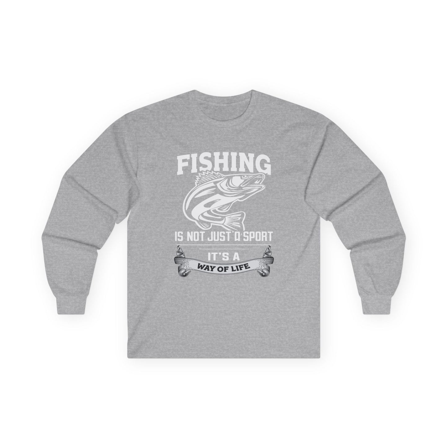 fishing passion long sleeve shirt way of life design