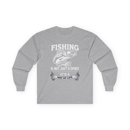 Fishing Passion Long Sleeve Shirt Way Of Life Design