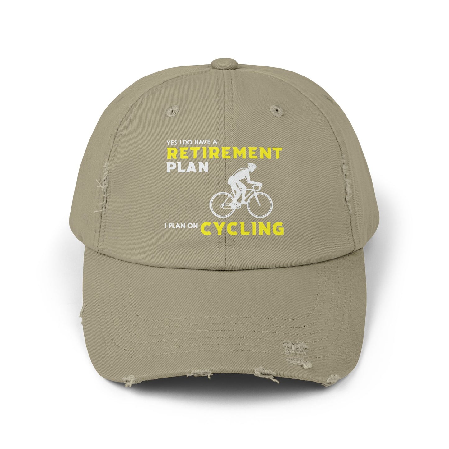 retirement cycling plan hat for cycling enthusiasts with humor style and adventure in your golden years