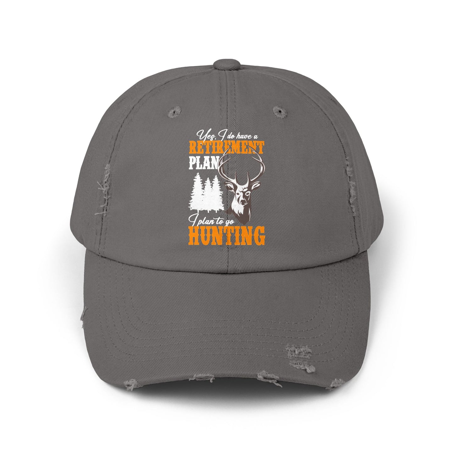 humorous hunting retirement plan cap for outdoor lovers