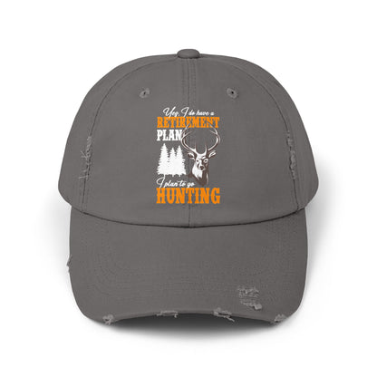 Humorous Hunting Retirement Plan Cap For Outdoor Lovers