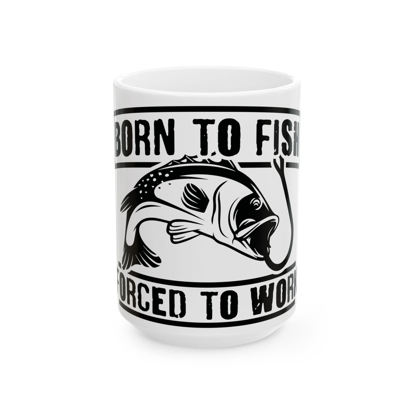 born to fish mug for passionate fishing enthusiasts