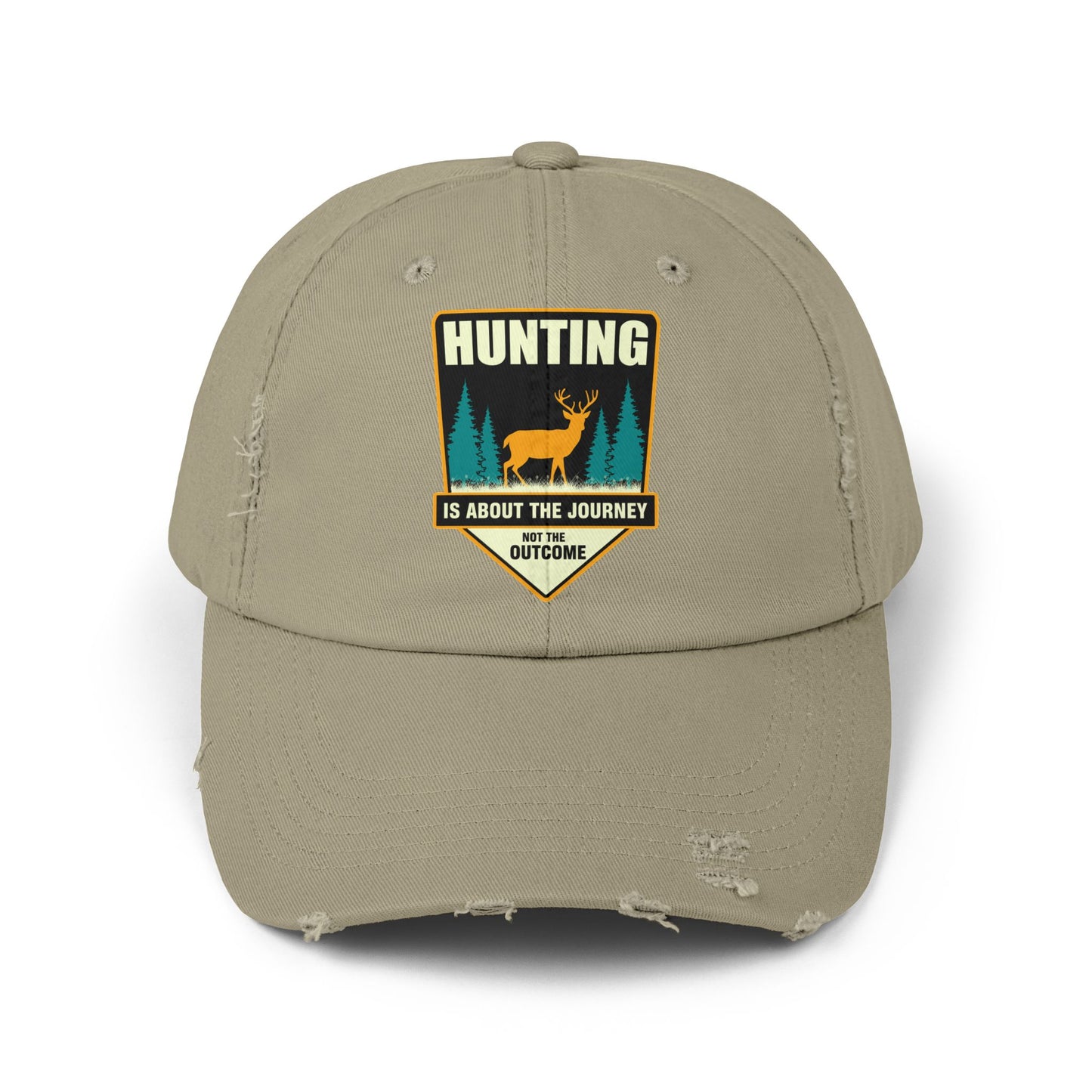 hunting journey badge hat embrace the wild adventure