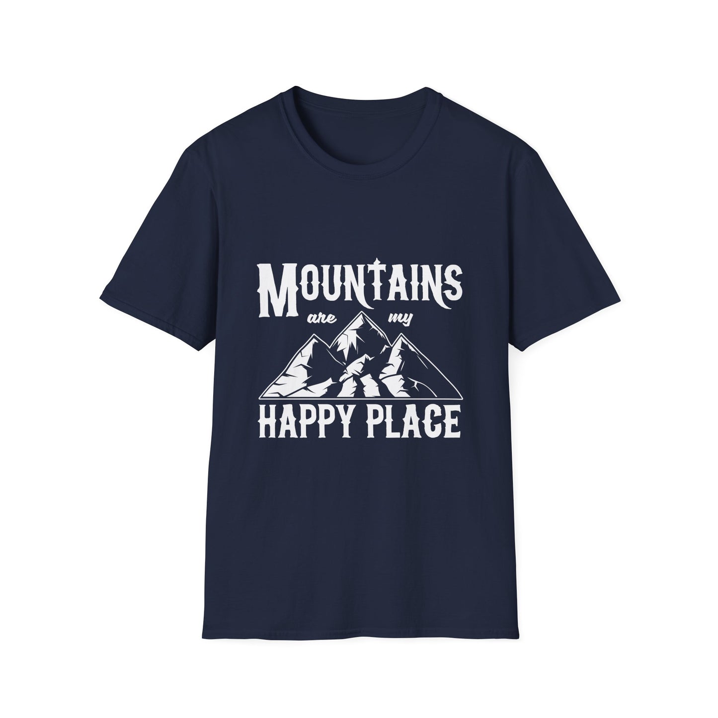 mountains my happy place shirt outdoor adventure wear