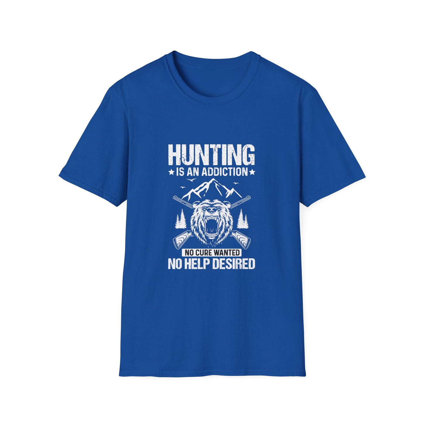 hunting addiction graphic tee for passionate hunters