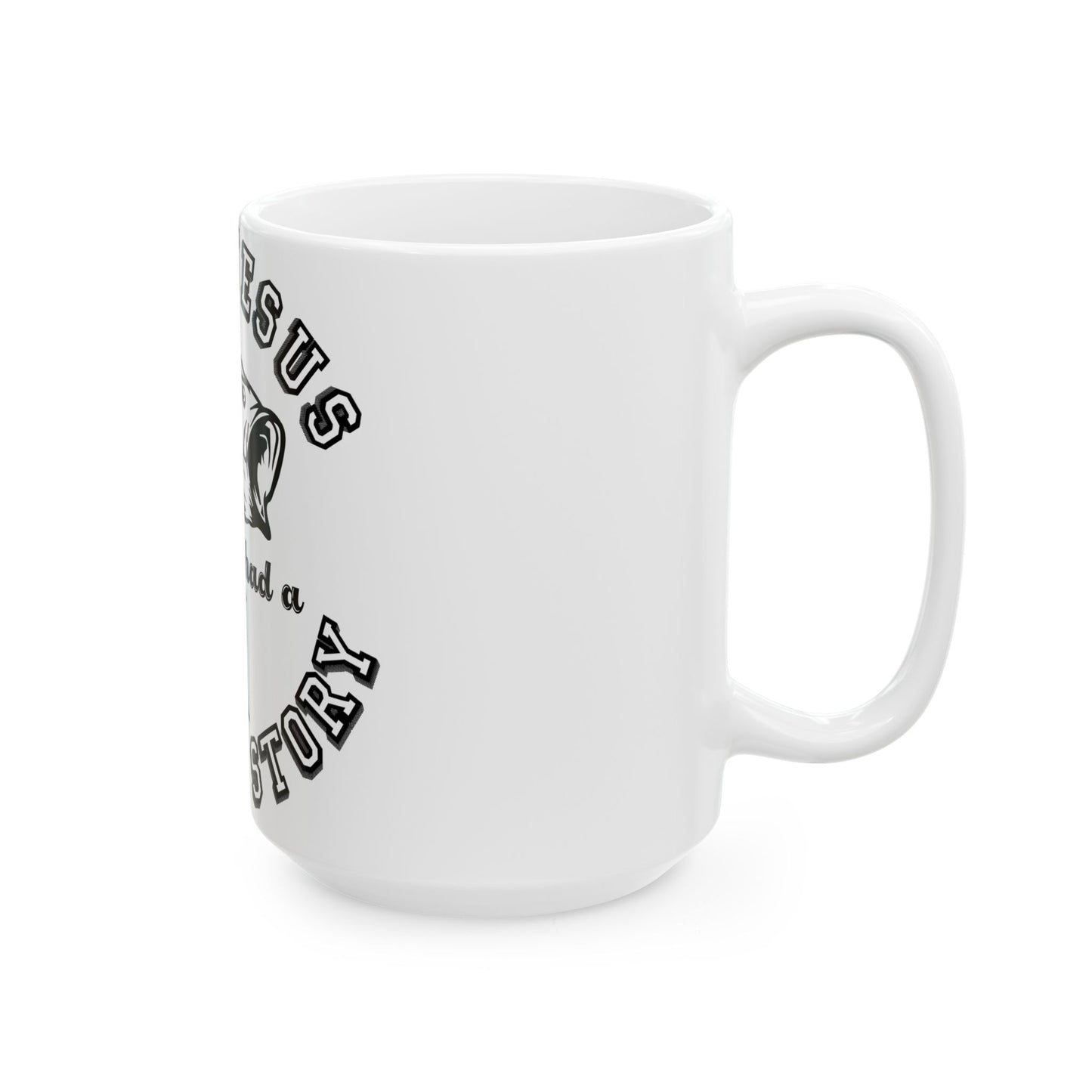 lions head mug elegance in minimalist design