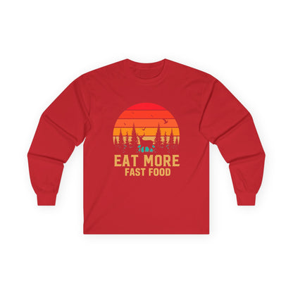 Sunset Forest Adventure Long Sleeve Shirt For Nature Lovers