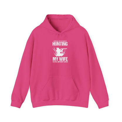 Years Of Hunting Hoodie Best Catch Wife Design