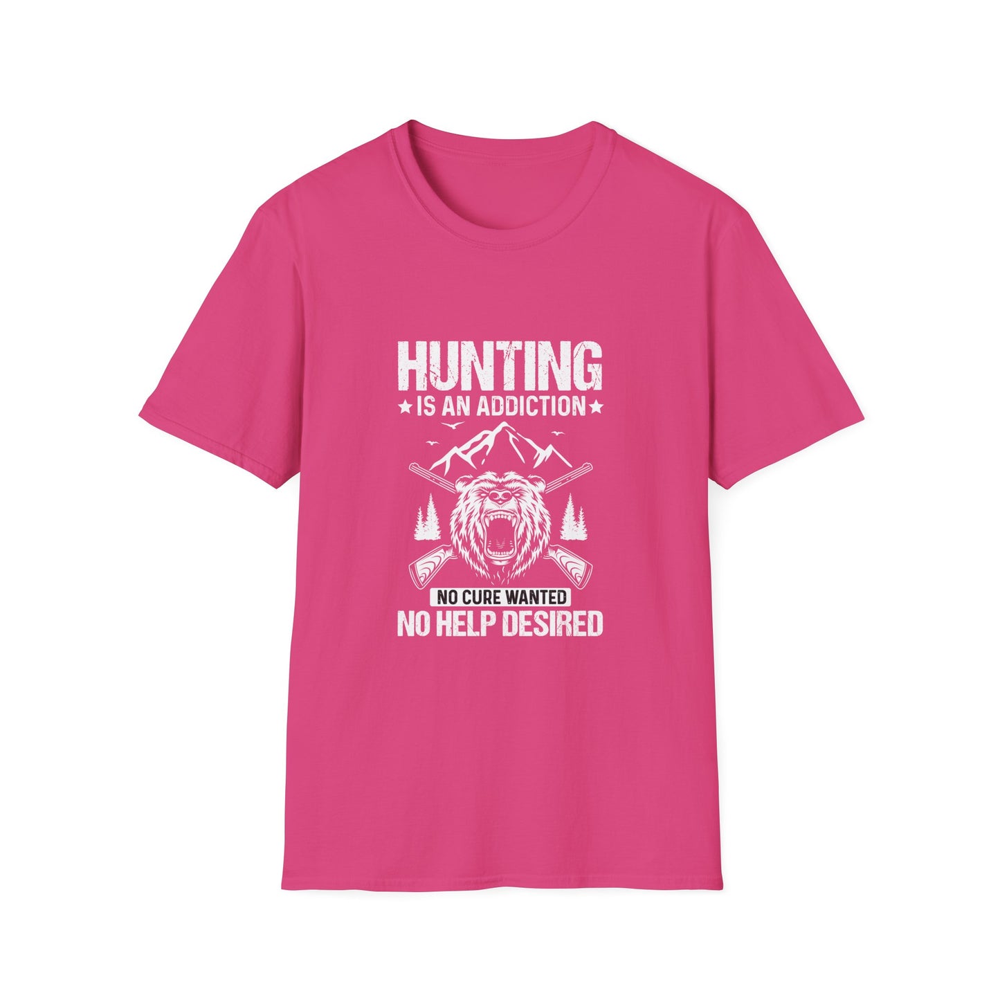 hunting addiction graphic tee for passionate hunters