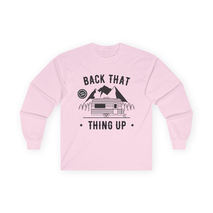 Adventure Awaits Retro Camper Long Sleeve Shirt