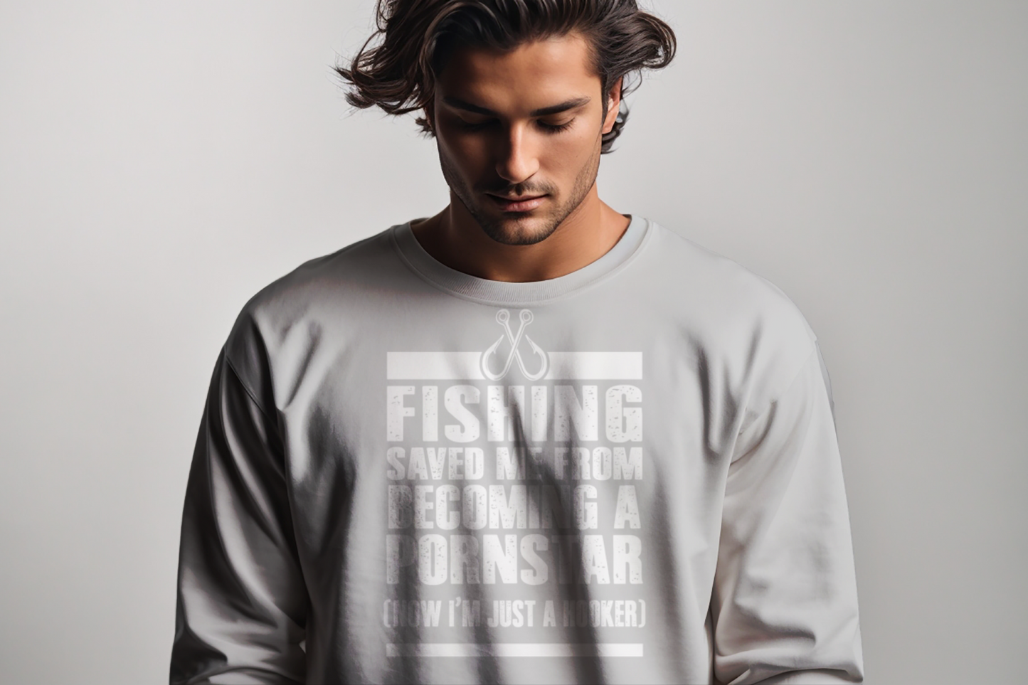 fishing humor long sleeve shirt for avid anglers