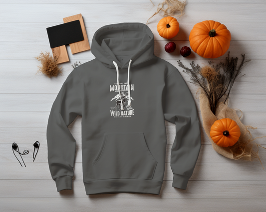 Mountain Adventure Hoodie Celebrating Wild Nature 1975