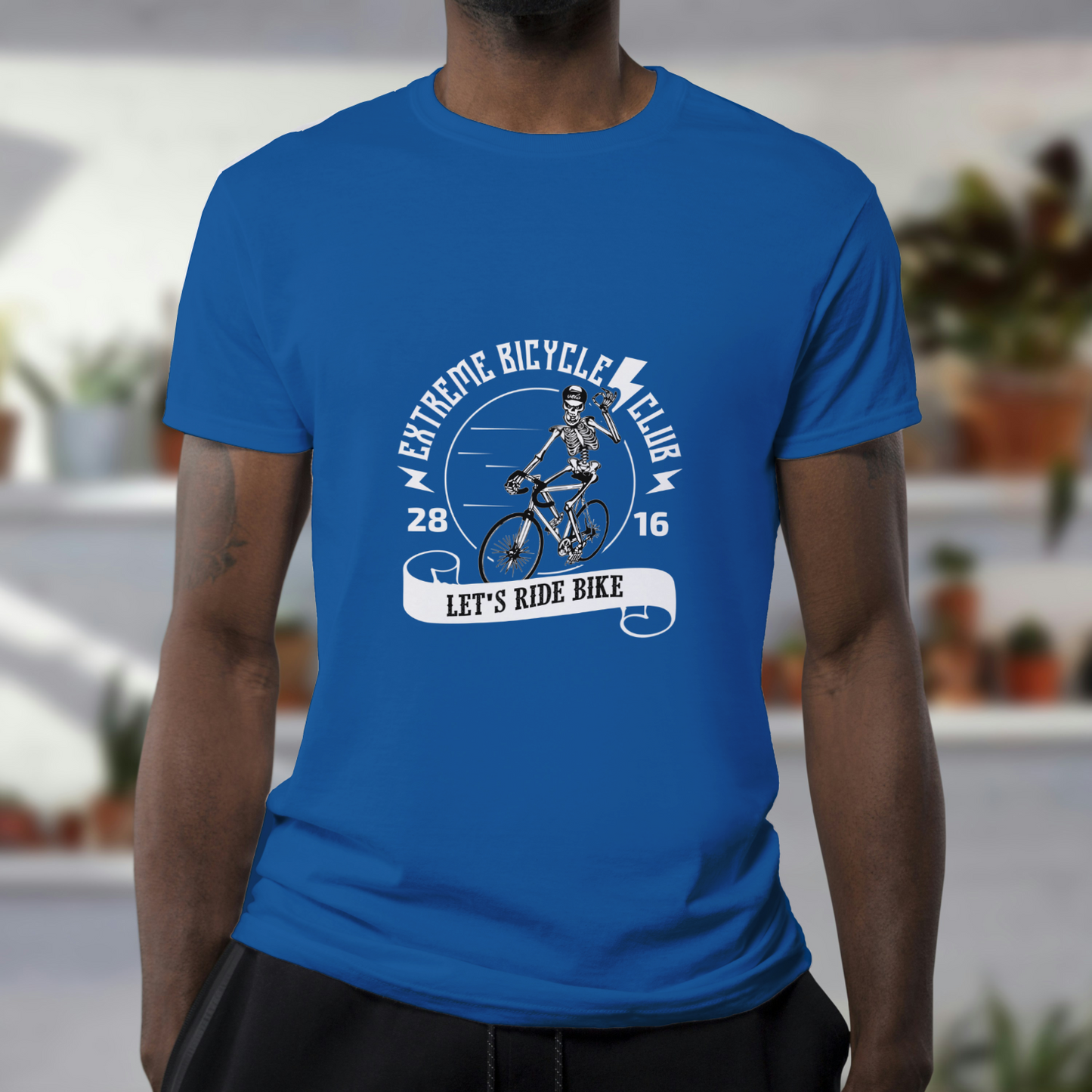 extreme bicycle club t-shirt for cycling enthusiasts