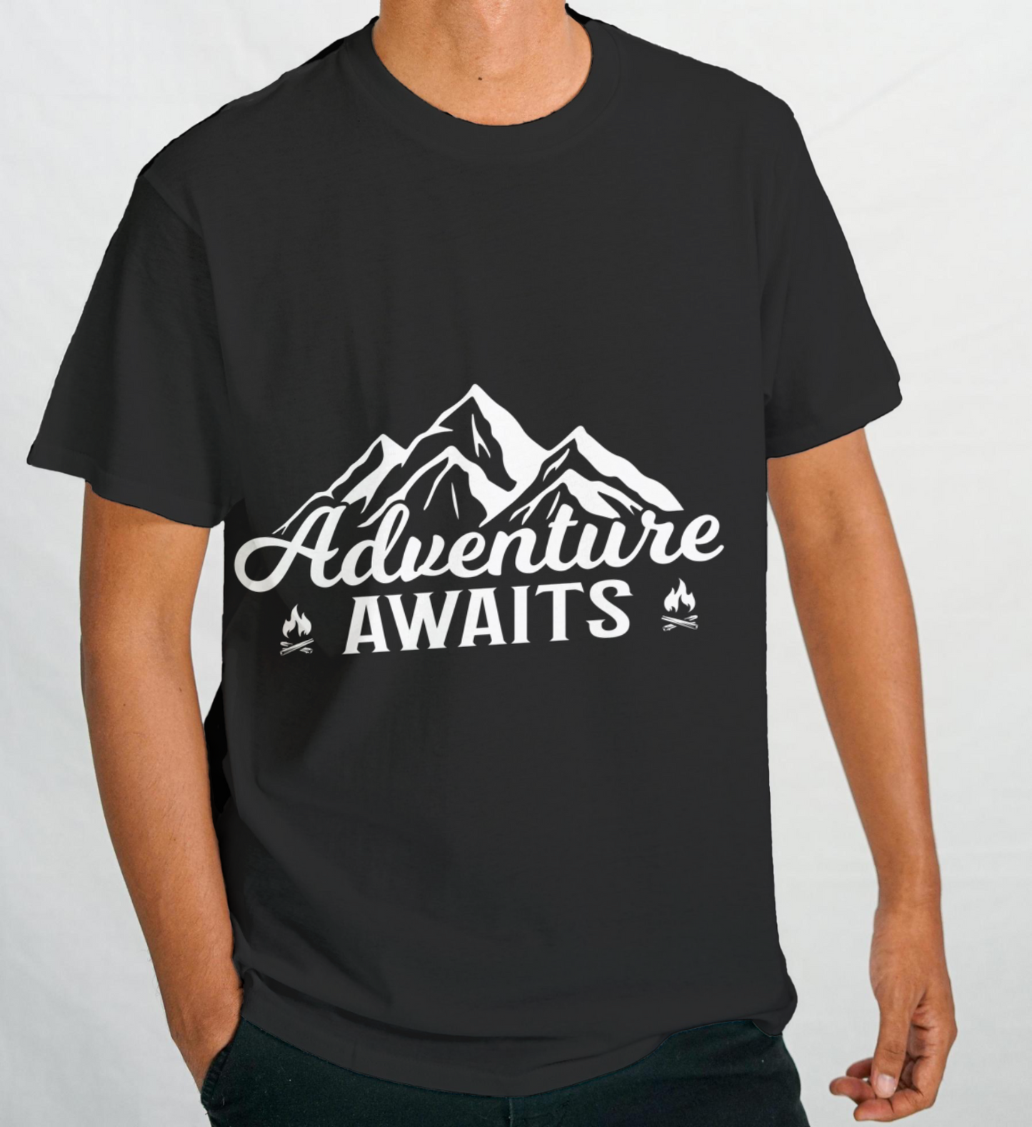 adventure awaits t-shirt - explore the great outdoors