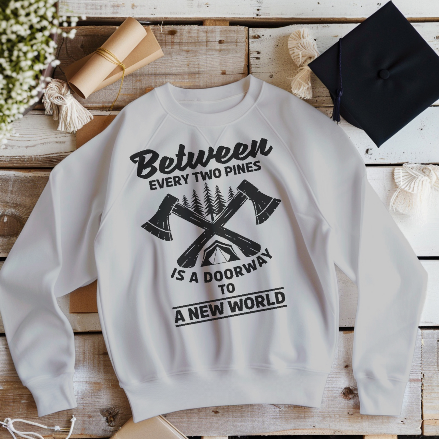 explorers rustic long sleeve shirt with custom design