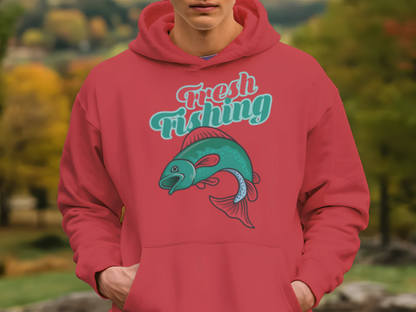 Vibrant Fresh Fishing Hoodie For Anglers And Enthusiasts