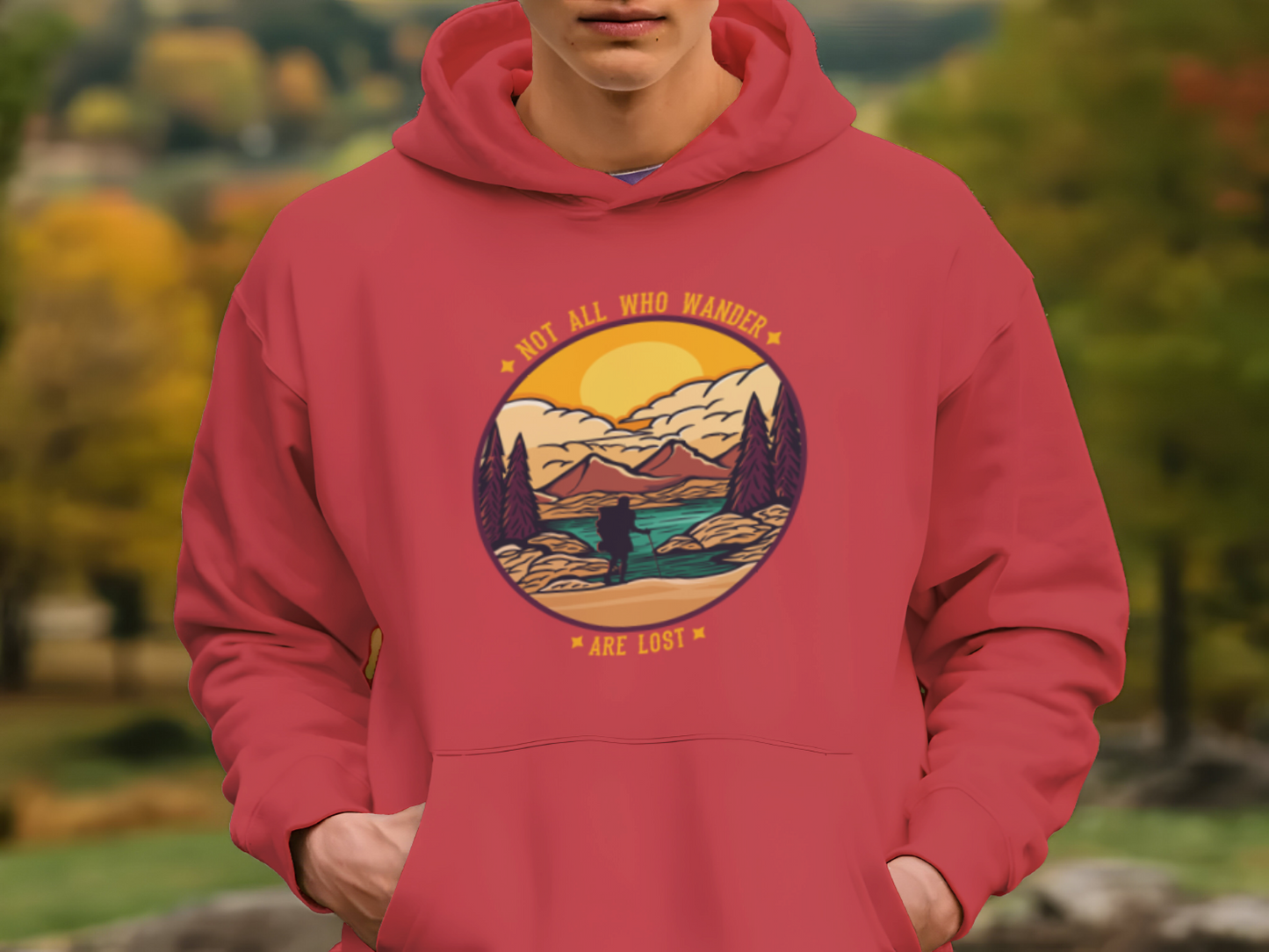 adventure awaits hoodie embrace natures wanderlust