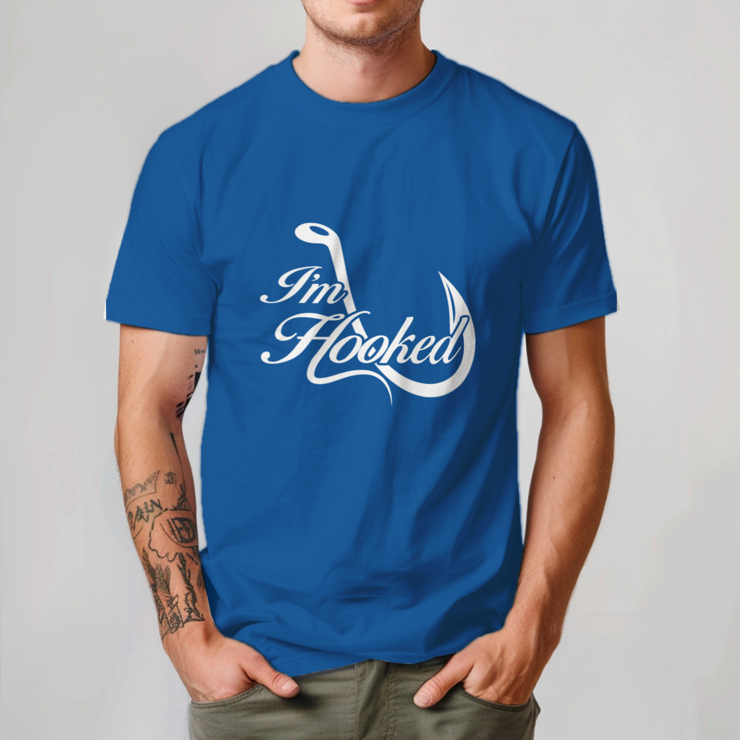 im hooked t-shirt for fishing enthusiasts