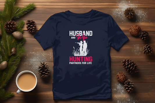 Husband And Wife Hunting Partners For Life T-Shirt