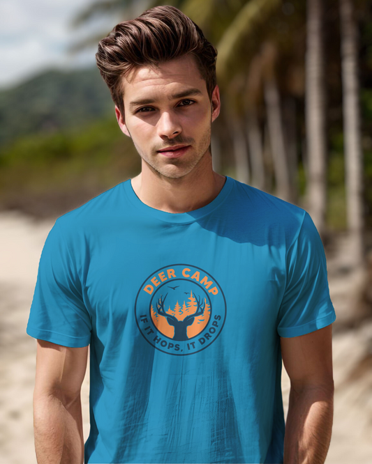 Embrace Adventure With Our Deer Camp T-Shirt Design