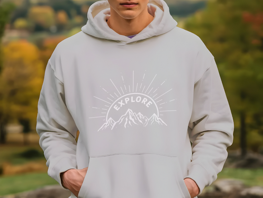 Adventure Inspired Explore Hoodie For Nature Lovers